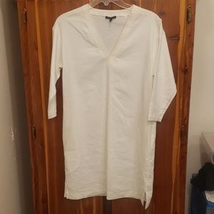 Theory Off-White, Linen, Tunic Dress